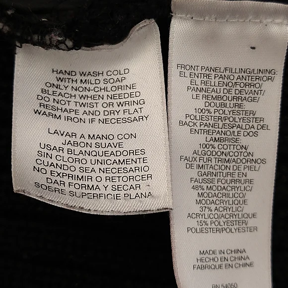 Jones New York Faux Fur Hooded Vest - Picture 7 of 8